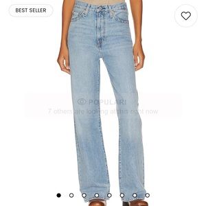 Levi’s ribcage jeans high rise
